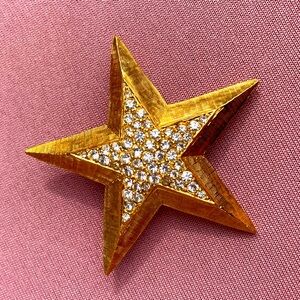 Vintage | Daniel de Fasson Star Pin Brooch